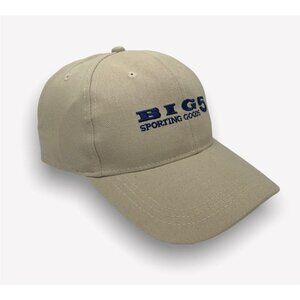 Big 5 Sporting Goods  Baseball Cap Hat 100% Cotton, Beige Color , New Condition